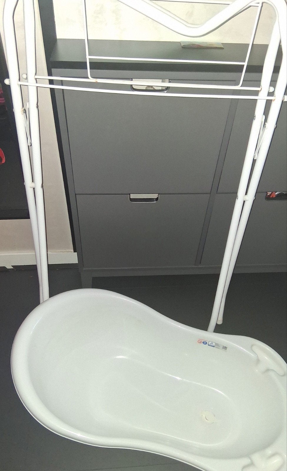 baby bad met standaard en ledikant matras, Ophalen of Verzenden, Badje, Standaard