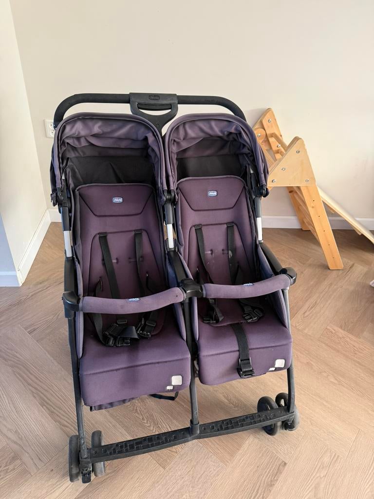 Chicco Ohlala Twin duowagen, Ophalen, Zo goed als nieuw, Kinderwagen of Buggy