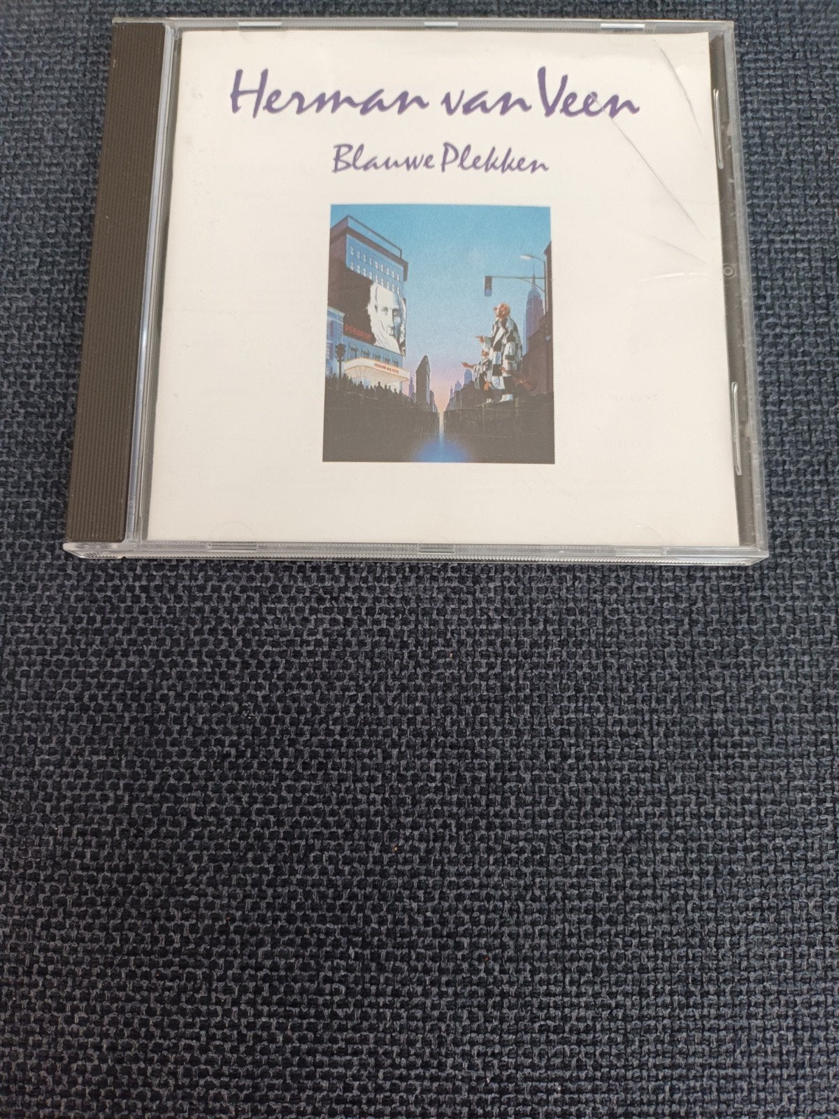 HERMAN VAN VEEN - BLAUWE PLEKKEN, Ophalen of Verzenden, Zo goed als nieuw