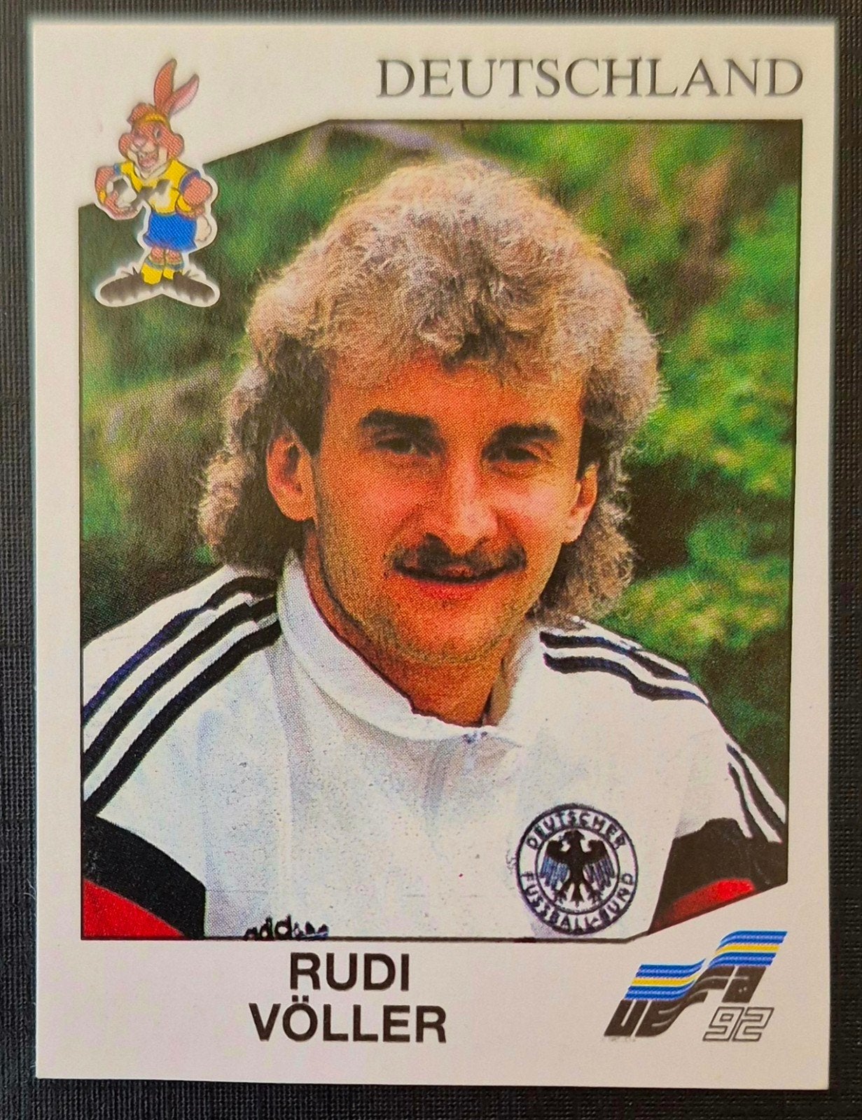 Panini Rudi Völler - Duitsland, EK 1992, Ophalen of Verzenden, Zo goed als nieuw, Sticker