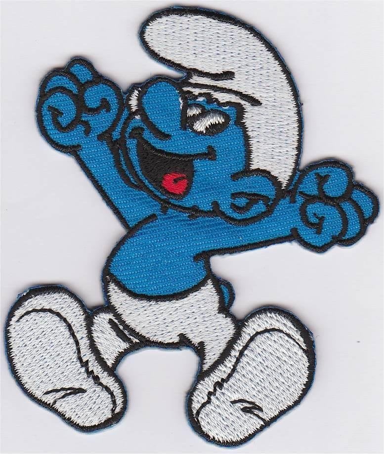 Smurfen patch embleem #1, Verzenden, Nieuw, Shirt