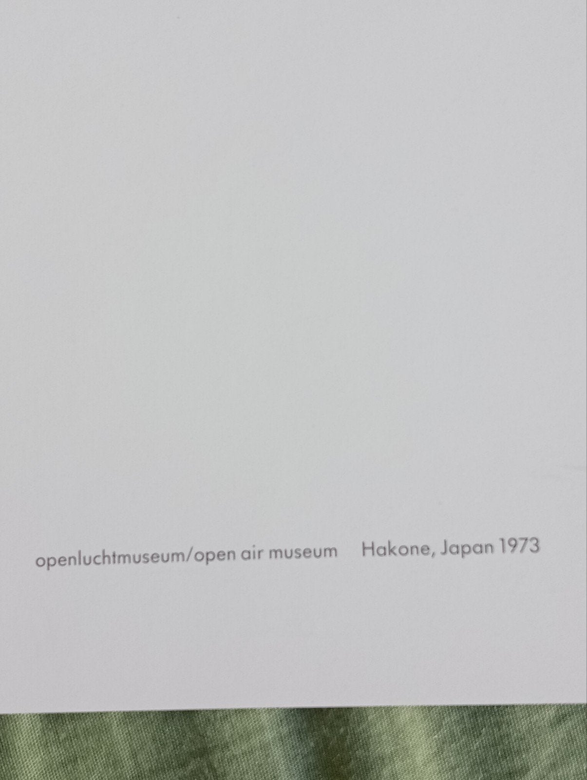 Aart Klein fotoprint Hakone Japan 1973, Ophalen of Verzenden, 1960 tot 1980, Gebruikt, Overige onderwerpen