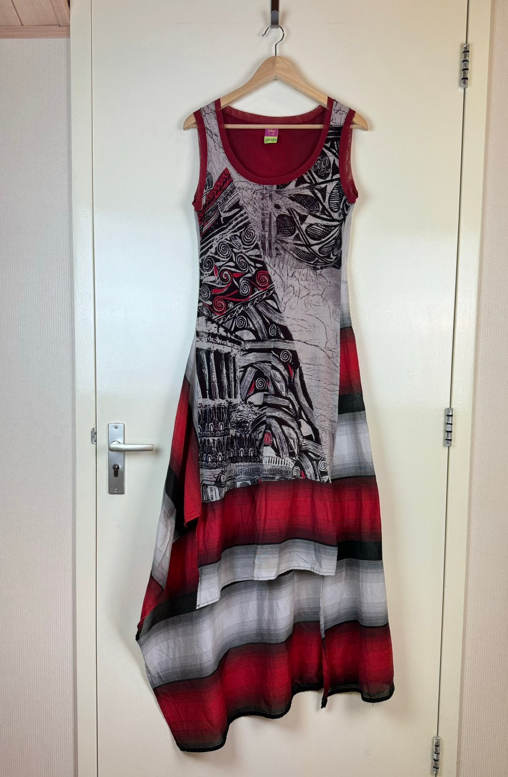 SAVE THE QUEEN Vintage Maxi Dress Jurk Avant Garde Gothic XL, Maat 46/48 (XL) of groter, Ophalen of Verzenden, Zo goed als nieuw