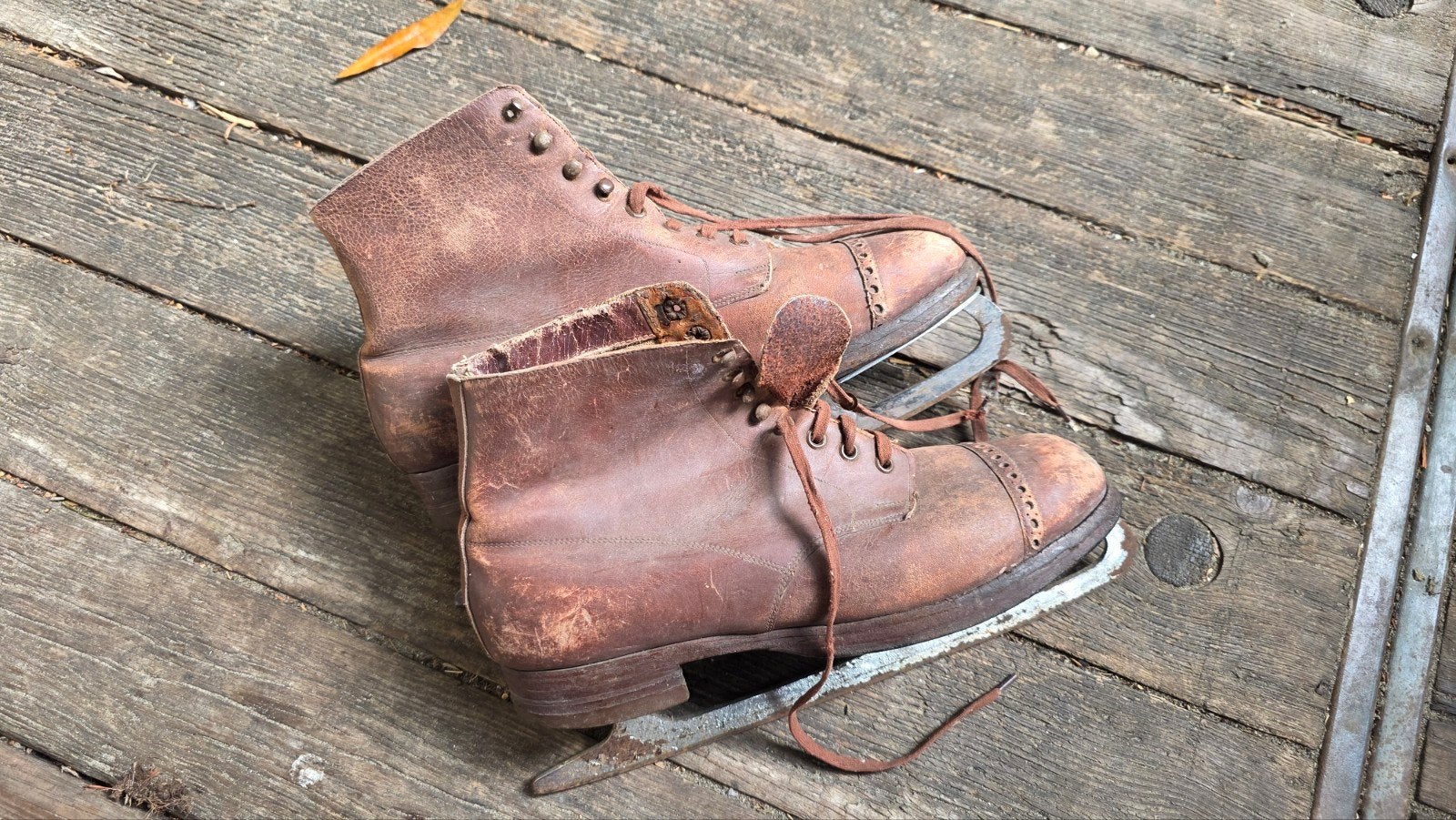 Antieke schaatsen maat 39, Ophalen of Verzenden, Gebruikt, Noren, Overige merken