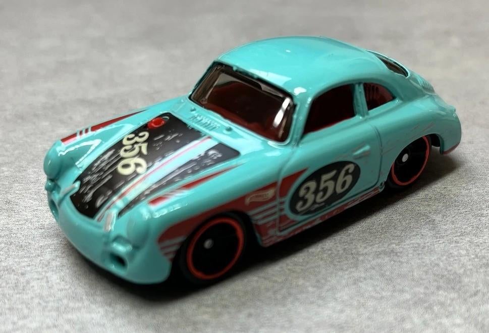 Hot Wheels Mystery Models Porsche 356 Outlaw, Groen, Ophalen, Nieuw, Auto