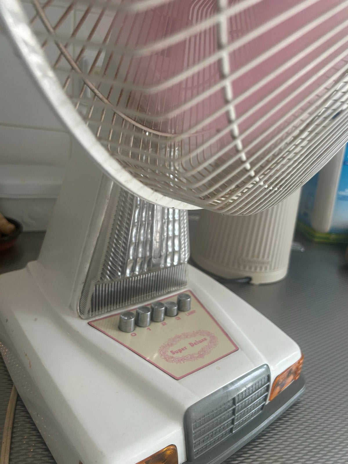 Super Wind Tafelventilator - Vintage Design, Ophalen of Verzenden, Gebruikt, Tafelventilator