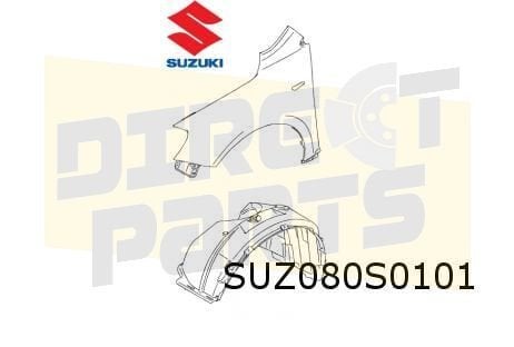 Suzuki Kizashi (9/10-1/15) voorscherm Links Origineel! 57700