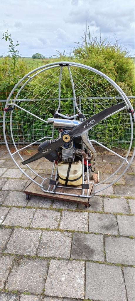Paramotor scherm met motor en harnas en trike, Ophalen of Verzenden, Gebruikt, Scherm