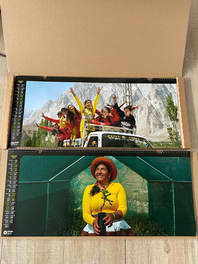 2x oxfam novib kalender, 2024 en 2025, Diversen, Kalenders, Ophalen of Verzenden, Maandkalender, Gebruikt
