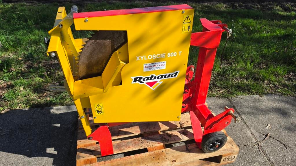 Rabaud Xyloscie 600t wipzaag brandhoutzaag voor aftakas/PTO, Ophalen, 1200 watt of meer, Cirkelzaag, 70 mm of meer