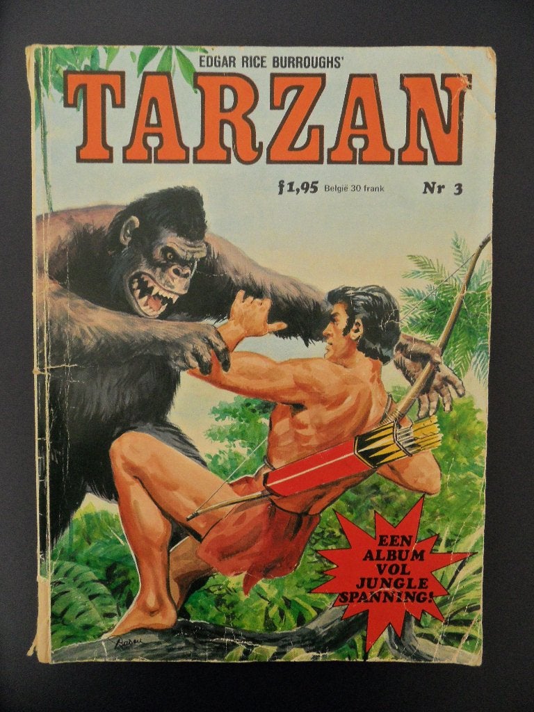 Tarzan Nr 3. 1970., Eén stripboek, Ophalen of Verzenden, Gelezen