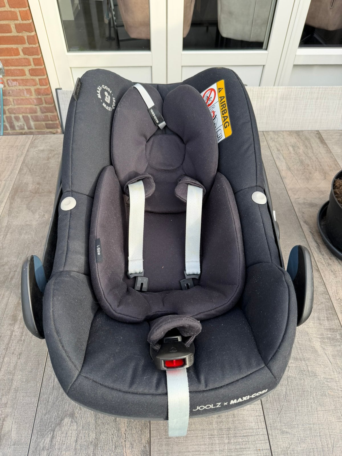 Joolz Maxi-Cosi + verkleiner, Ophalen, Autogordel, Zo goed als nieuw, 0 t/m 13 kg