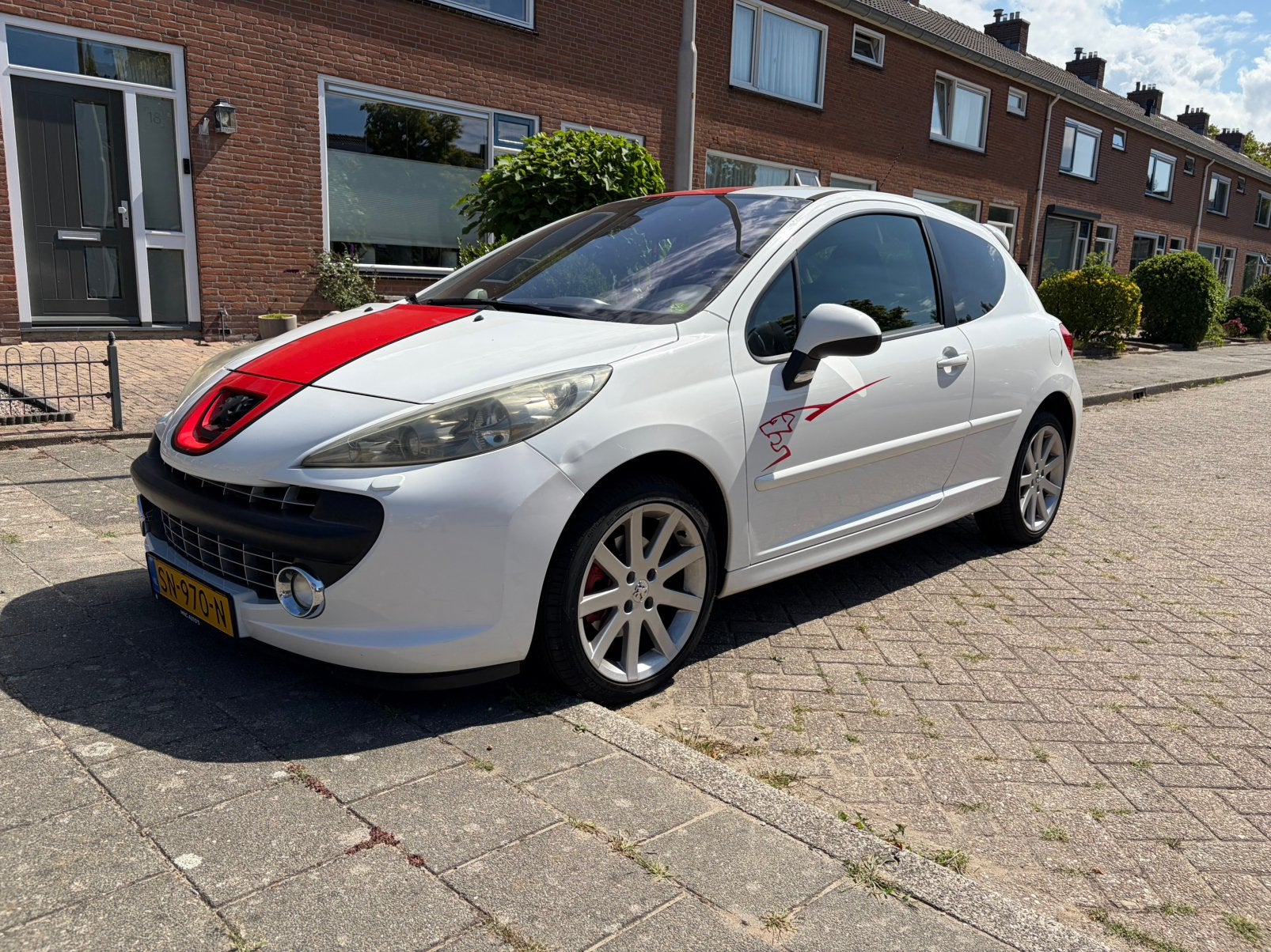 Peugeot 207 Le Mans 1.6 THP 16V Turbo  2008, Auto's, Voorwielaandrijving, Zwart, 4 cilinders, 4 stoelen