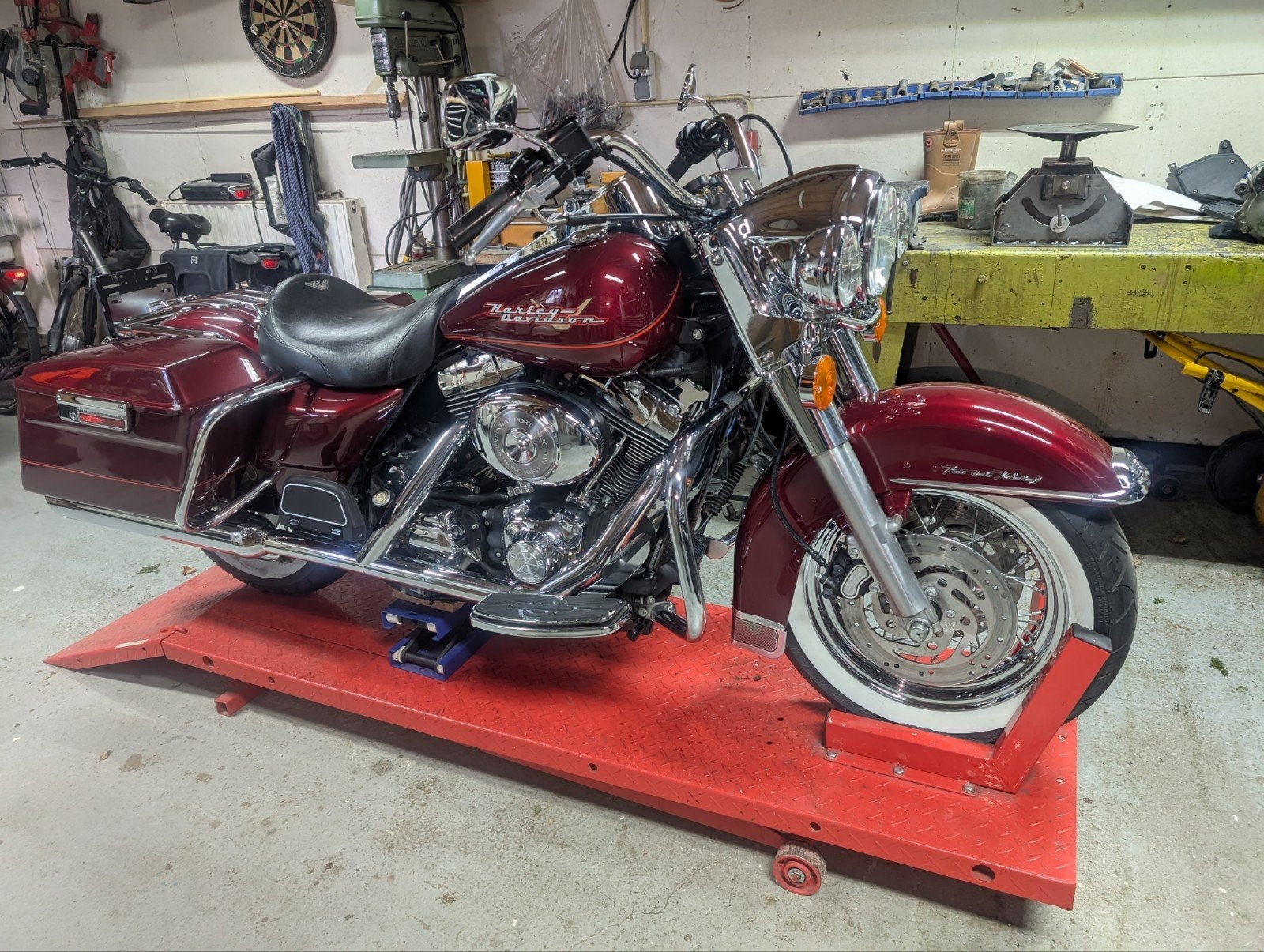 Harley Davidson Road King 2002 -, Motoren, Motoren | Harley-Davidson, 2 cilinders, Motorrijbewijs A, Gebruikt, Particulier