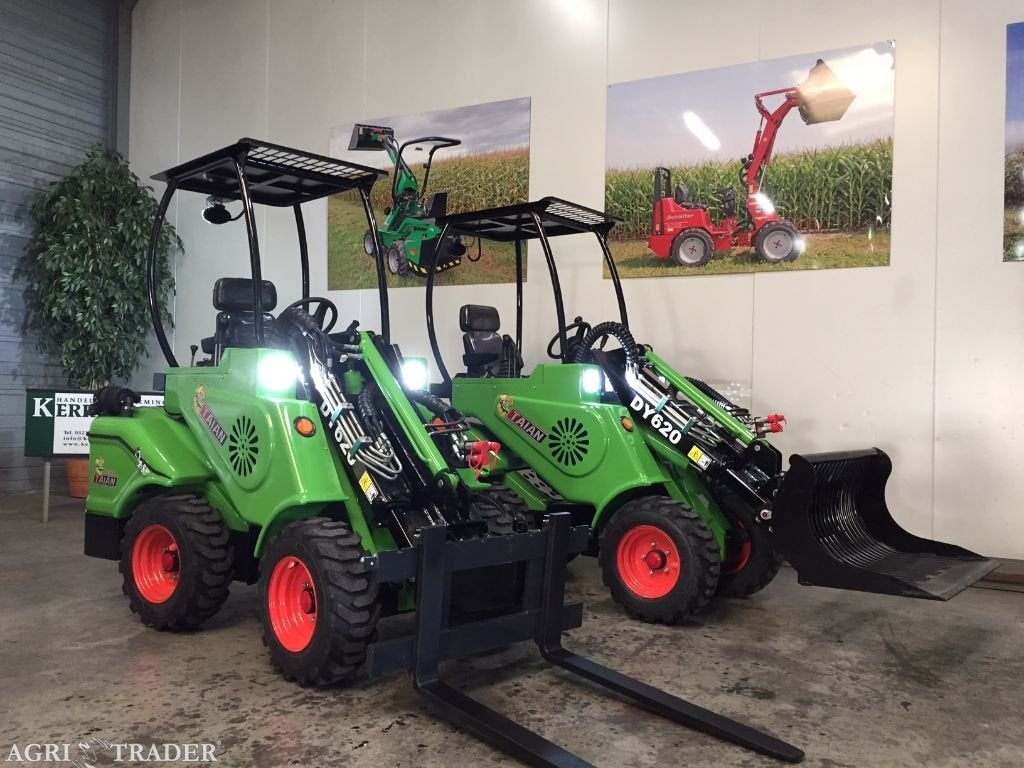 Nieuwe TAIAN DY620 Minishovel met telescoopgiek, bak en vork, -, Niet opgegeven, Ophalen of Verzenden, Niet opgegeven