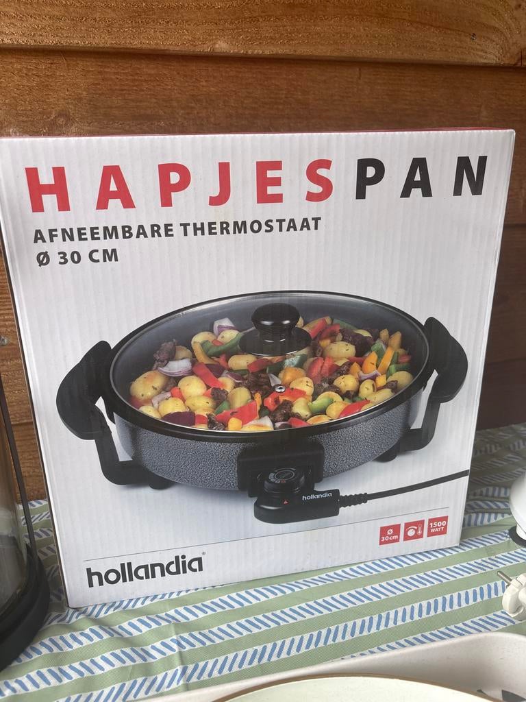 Hollandia Hapjespan met Afneembare Thermostaat Ø 30 CM, Ophalen of Verzenden, Nieuw