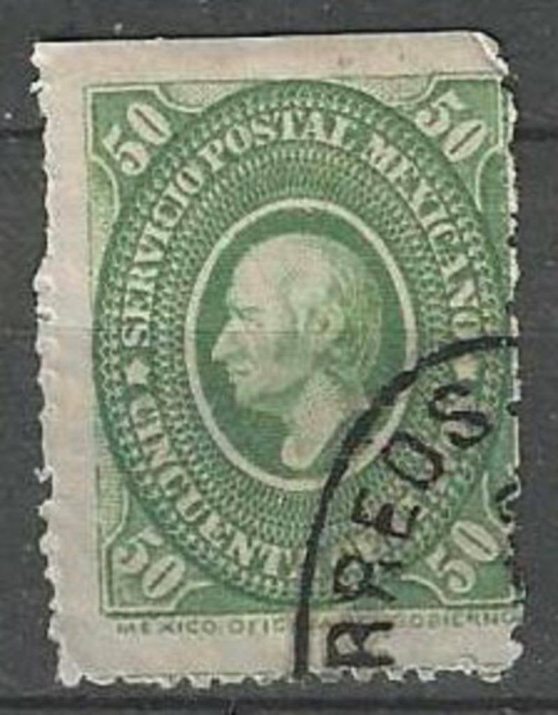 Mexico 1884 - Yvert 87 - Miguel Hidalgo (ST), Verzenden, Gestempeld, Midden-Amerika