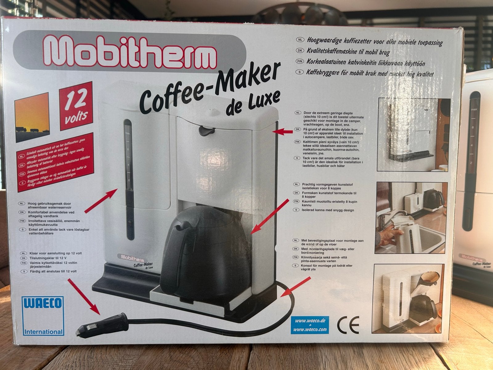 Mobitherm 12V Koffiezetapparaat - Nieuw in Doos, Overige modellen, Nieuw, Gemalen koffie, Ophalen of Verzenden