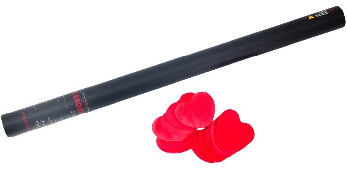 TCM FX Handheld Confetti Cannon 80cm Red Hearts, Geluidgestuurd, ., Overige typen, Nieuw
