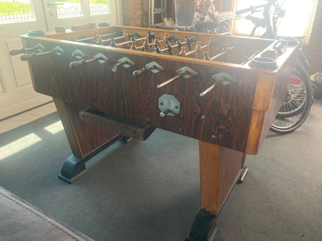 klassiek tafelvoetbalspel merk topper, Ophalen, Gebruikt