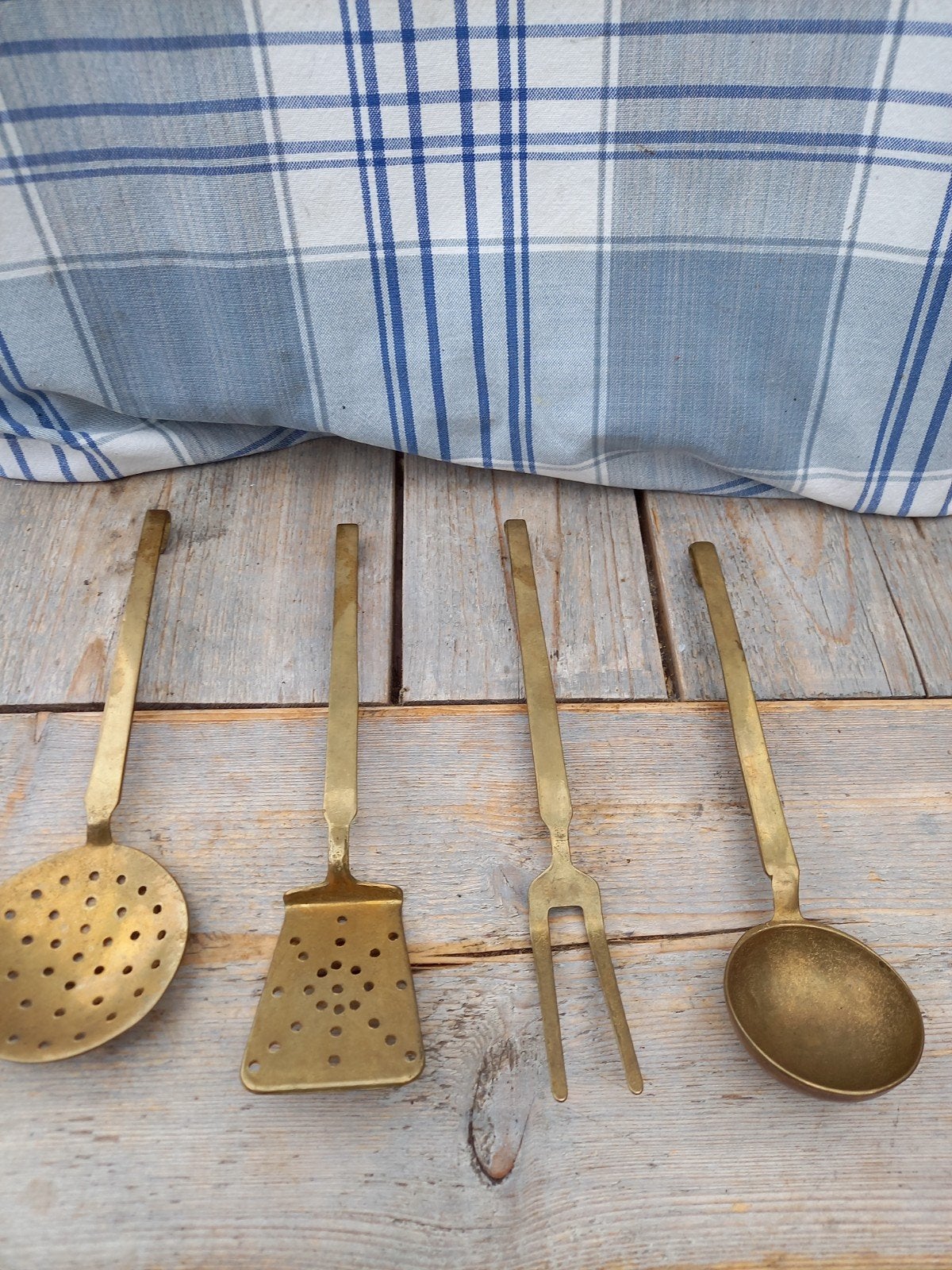 4 delig koperen keuken gerei, Antiek en Kunst, Antiek | Koper en Brons, Ophalen of Verzenden