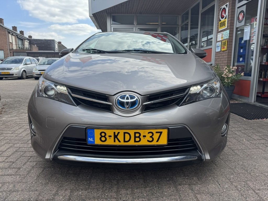 Toyota Auris 1.8 Hybrid Asp. (bj 2013, automaat), Auto's, Automaat, Euro 5, Stof, Gebruikt