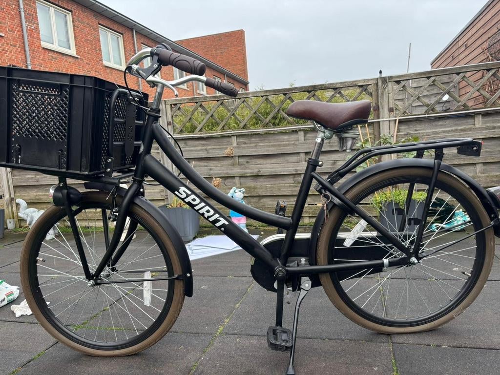 Spirit transport kinderfiets met voordrager en krat, Ophalen