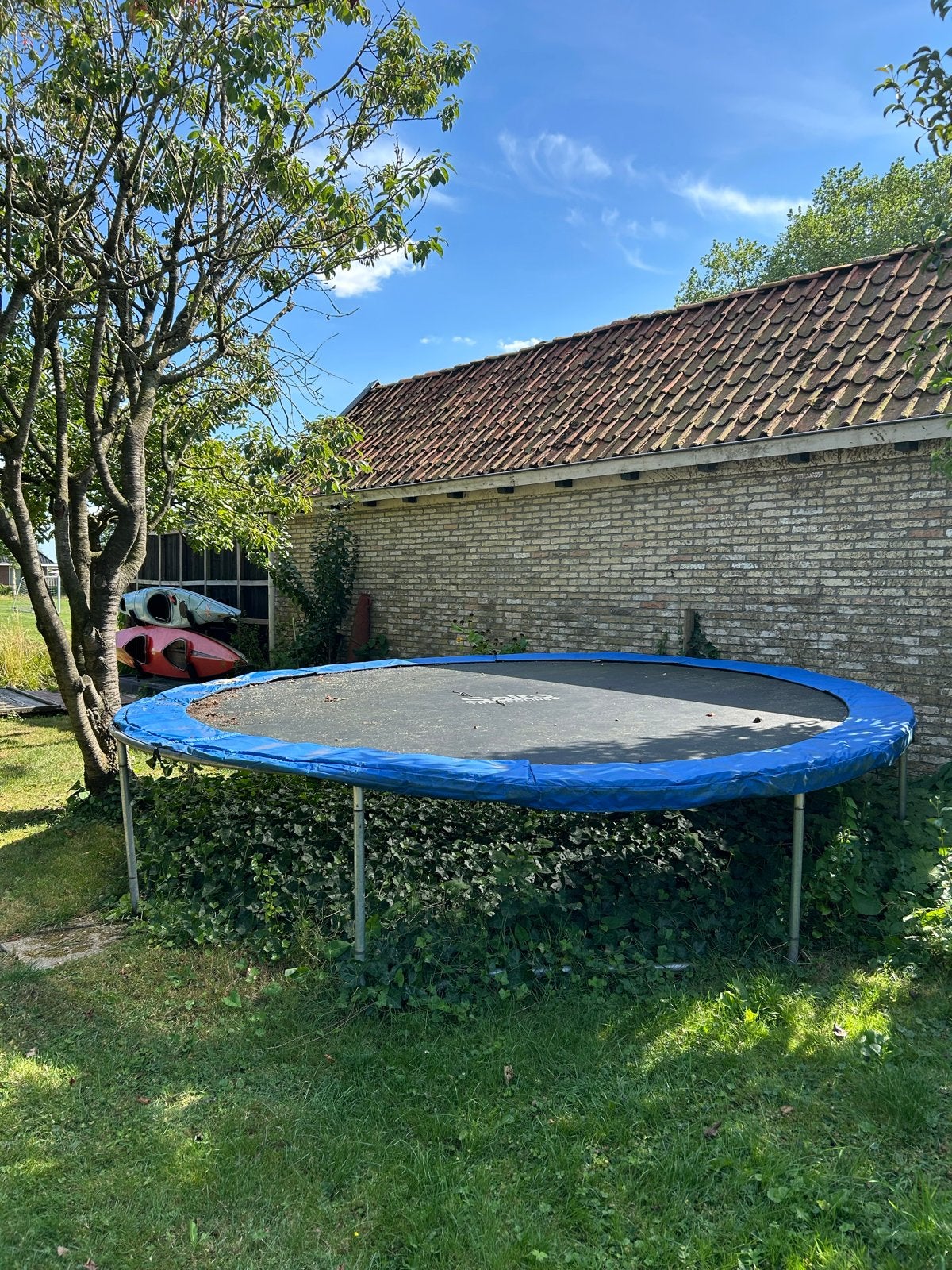 Salta Trampoline Rond 4,27m - Gebruikt, Zonder Net, Ophalen, Gebruikt