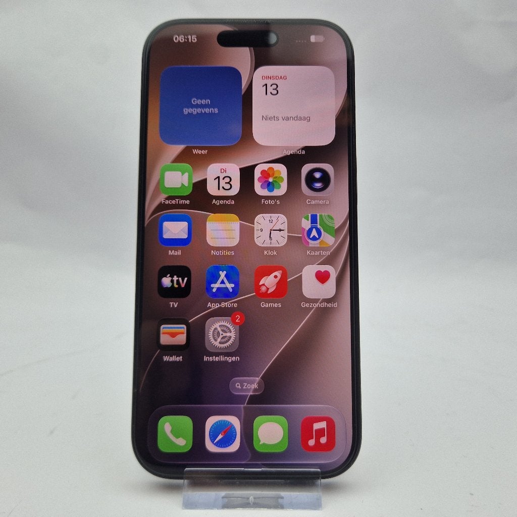 Apple iPhone 16 pro 128GB || 91% || iOS 27 || Nu €649,99, Zwart, Zonder simlock, Zonder abonnement, 91 %