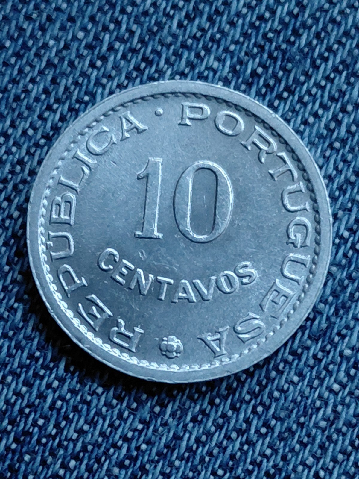Portugees-São Tomé 10 Centavos 1971 UNC, Verzenden, Overige landen, Losse munt