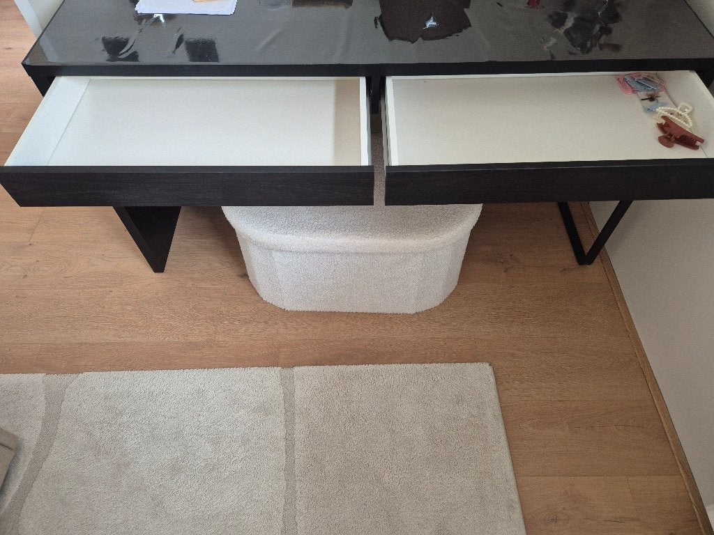 Make up tafel, Ophalen, Zo goed als nieuw, Zwart, Gehele gezicht