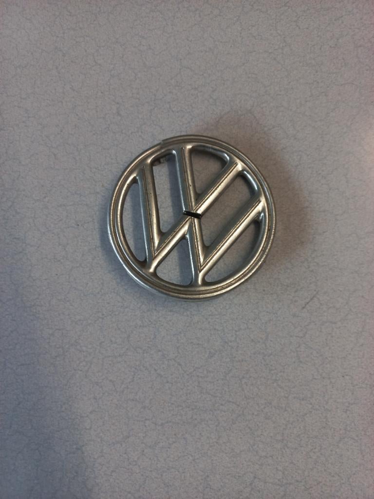 Vw kever,Bril , Ovaal , kofferklep logo blik, Ophalen of Verzenden, Gebruikt