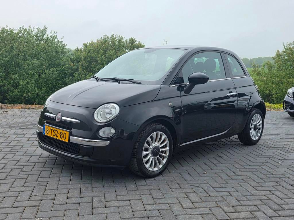 Fiat 500 0.9 TwinAir Turbo Lounge 2014 PANORAMADAK!, Voorwielaandrijving, Gebruikt, Multifunctioneel stuurwiel, Origineel Nederlands