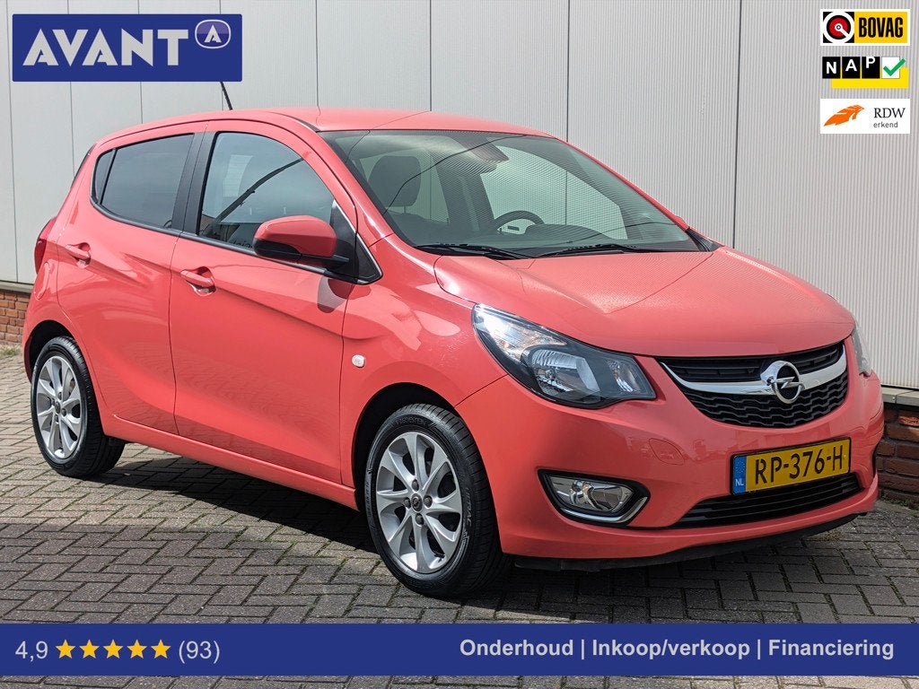 Opel KARL 1.0 ecoFLEX Innovation CarPlay - Android Auto - Cl, Voorwielaandrijving, Gebruikt, Automatische klimaatregeling, Leder en Stof