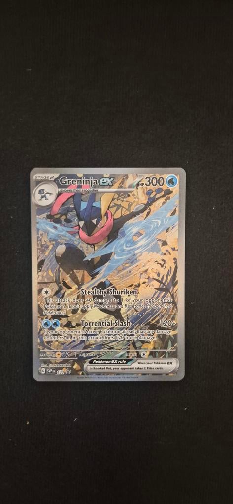 Greninja EX Pokémon Kaart, Hobby en Vrije tijd, Verzamelkaartspellen | Pokémon, Ophalen of Verzenden, Zo goed als nieuw