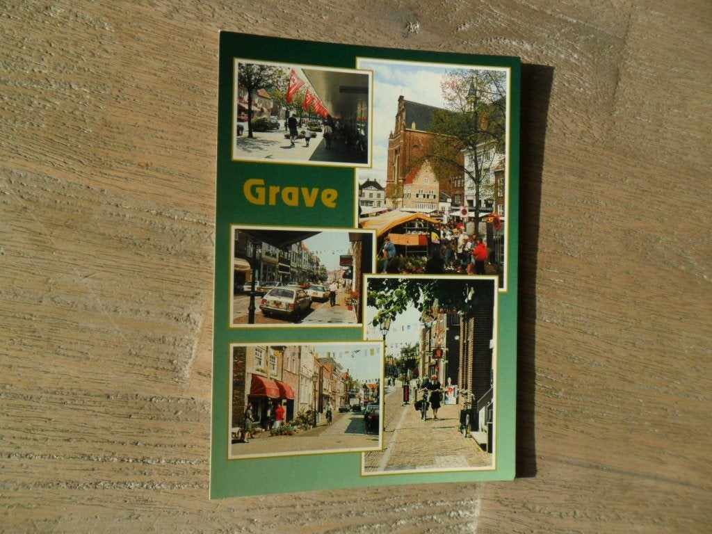 Grave, markt/auto, Verzenden, 1980 tot heden, Ongelopen, Noord-Brabant
