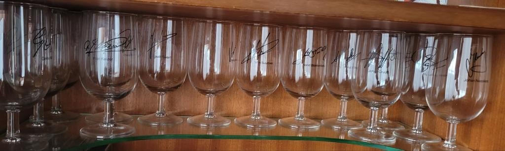 Johan Cruyff Ajax glazen, Verzamelen, Ophalen of Verzenden, Zo goed als nieuw, Ajax, Overige typen