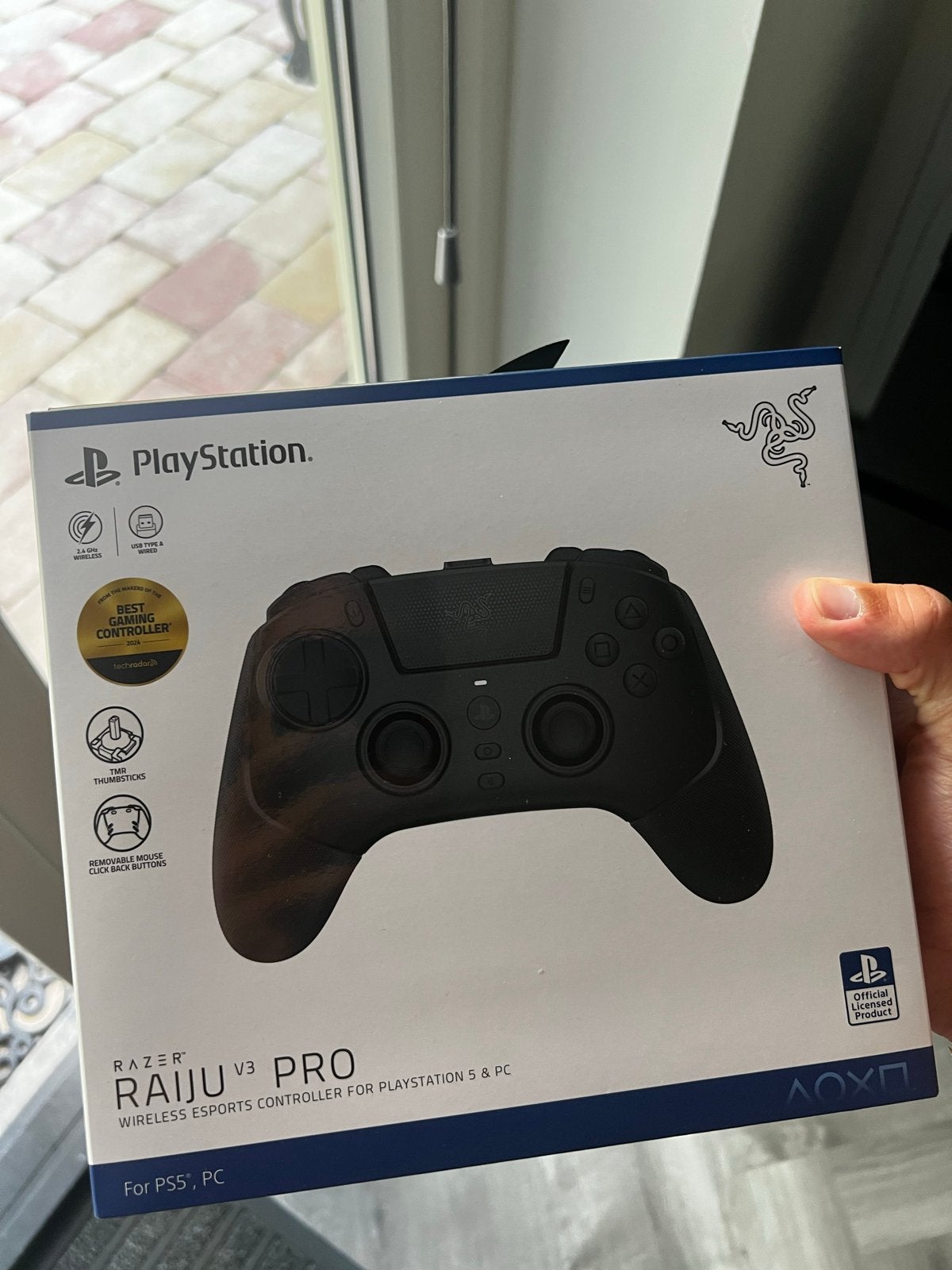 Razer Raiju V3 Pro Wireless Controller PS5 & PC, Ophalen, Overige genres, 1 speler, Eén computer