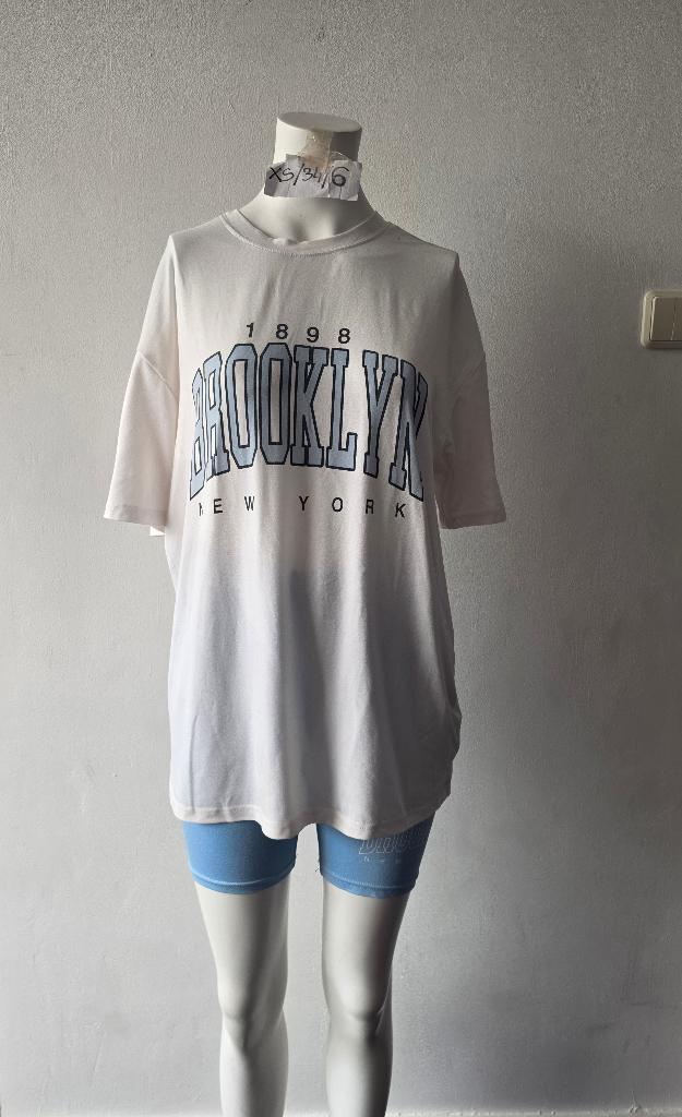 Shein setjemaat XS/34, Wit, Ophalen of Verzenden, Zo goed als nieuw, Korte mouw
