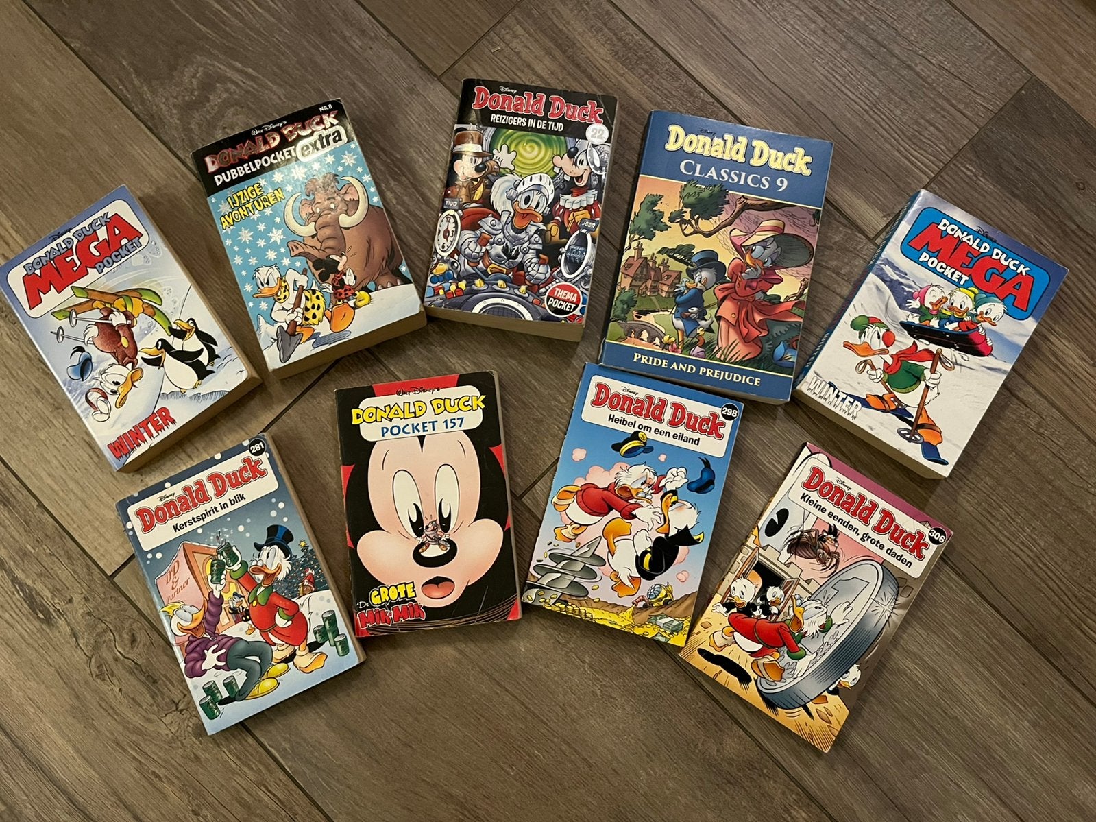 Donald Duck pockets, 9 stuks, Meerdere comics, Ophalen of Verzenden, Gelezen, Europa