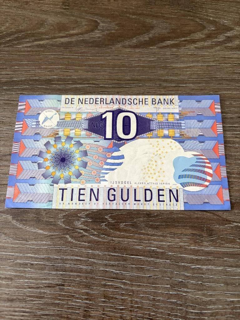 Heel mooi biljet 10 gulden IJsvogel, 1997, Ophalen of Verzenden, 10 gulden