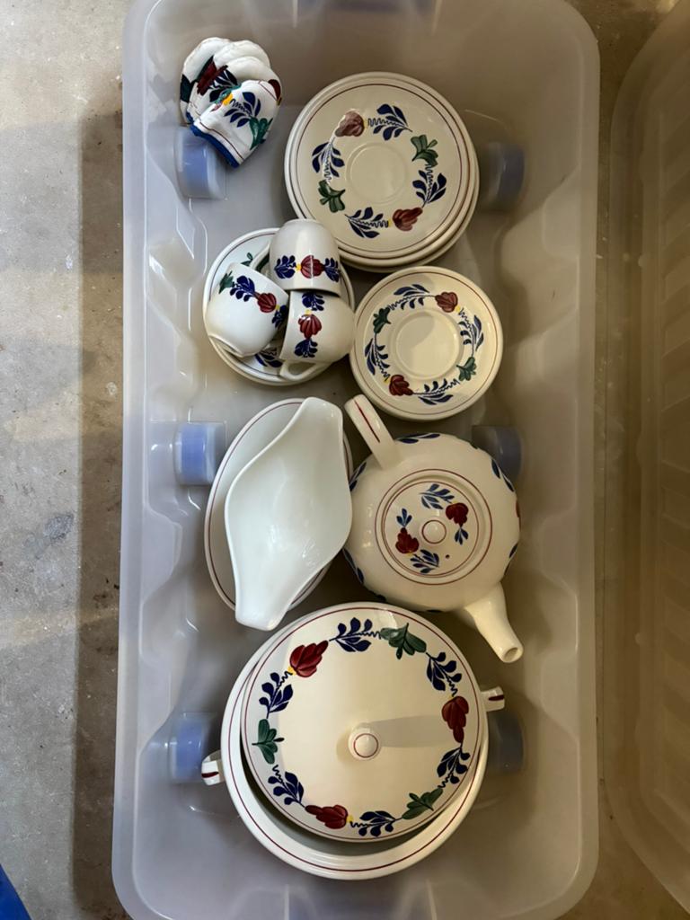 Te koop: diverse boerenbont., Ophalen of Verzenden, Gebruikt, Aardewerk, Bord(en)