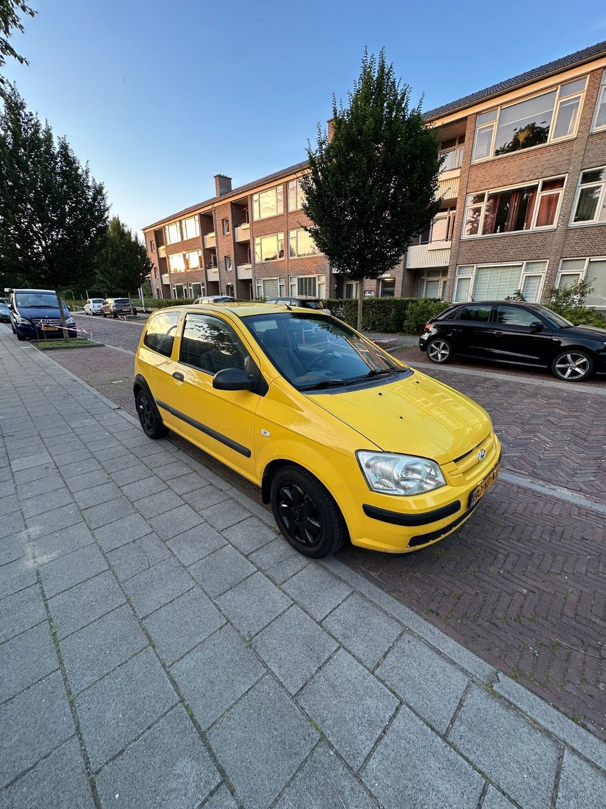 Hyundai Getz 1.3 3DRS 2003 Geel, Voorwielaandrijving, 450 kg, 40 €/maand, 4 cilinders