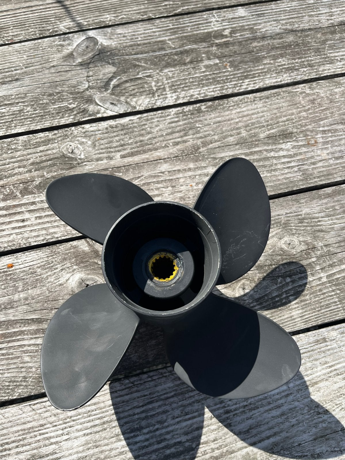 Solas 4-blads Propeller 15p met Rubex 107 hub, Ophalen of Verzenden, Zo goed als nieuw, Motor en Techniek