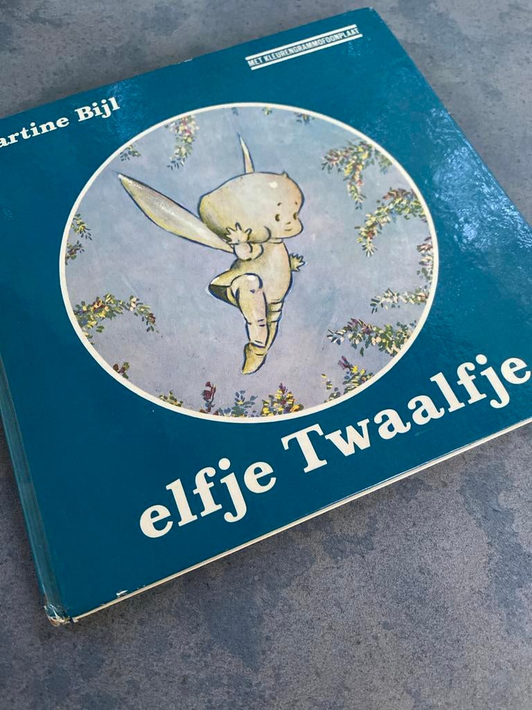 Martine Bijl - Elfje Twaalfje (met kleuren grammofoonplaat), Gebruikt, Verzenden, 7 inch, 1970 - 1979