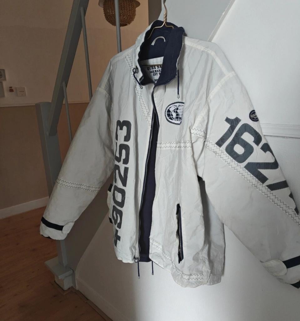Quba Sails Zeiljas XXL - Gevoerd met donkerblauwe fleece, Watersport en Boten, Watersportkleding, Ophalen of Verzenden, Zo goed als nieuw