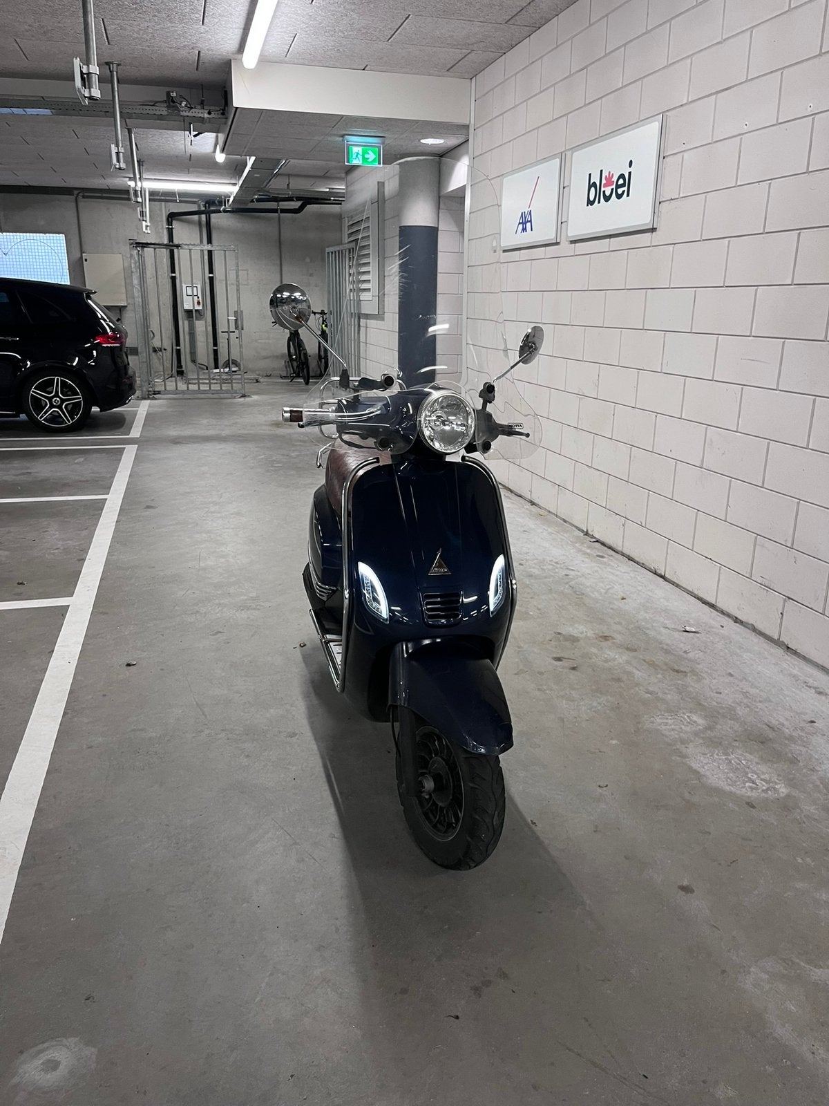 Blauwe Thurboscooter te koop - €250, Gebruikt, Benzine, Ophalen, Overige merken