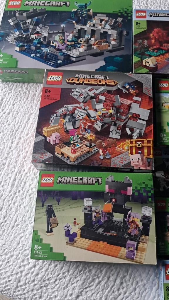 LEGO Minecraft sets - Diverse collectie, Ongeopend/sealed, Minecraft, Lego, Nieuw