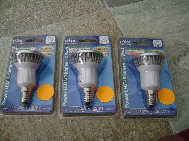Elix Power led Coolwhite220 Lumen - 3 Watt met E 14 fitting, Led-lamp, Minder dan 30 watt, E14 (klein), Nieuw