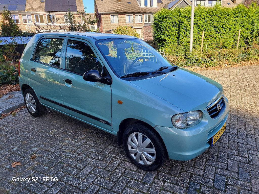 Suzuki Alto 1.1 GLX AUTOMAAT 5-Drs. bj.2006 Groen Metallic, Stof, 4 cilinders, Origineel Nederlands, Bedrijf